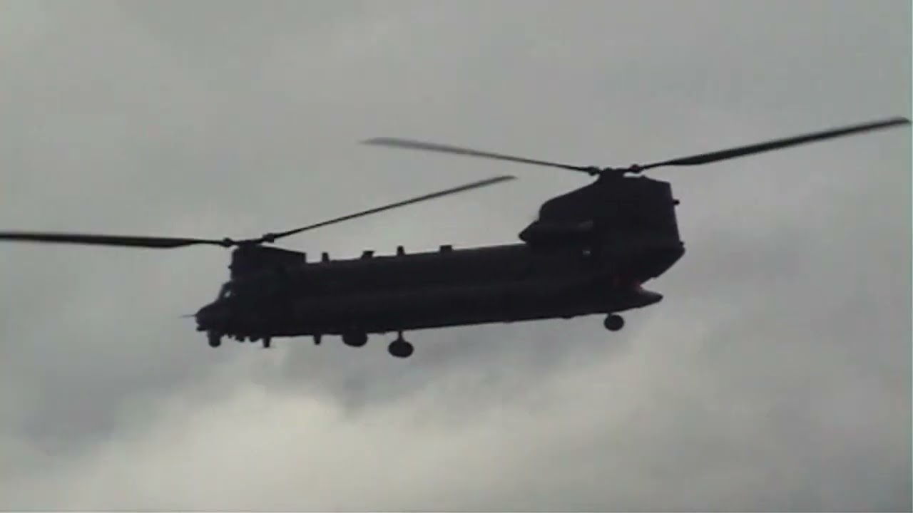 RAF Chinook Display, RIAT 2023.