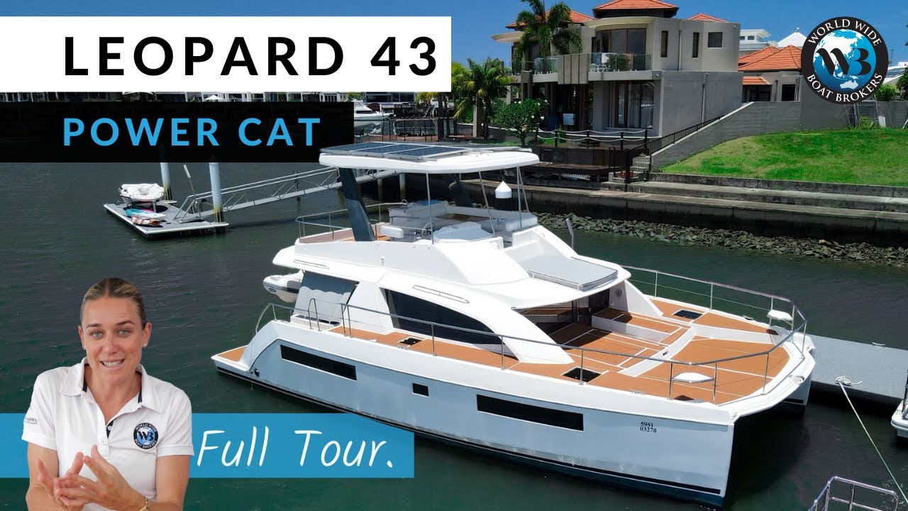 🤩 2016 Leopard 43 Power Cat Video tour