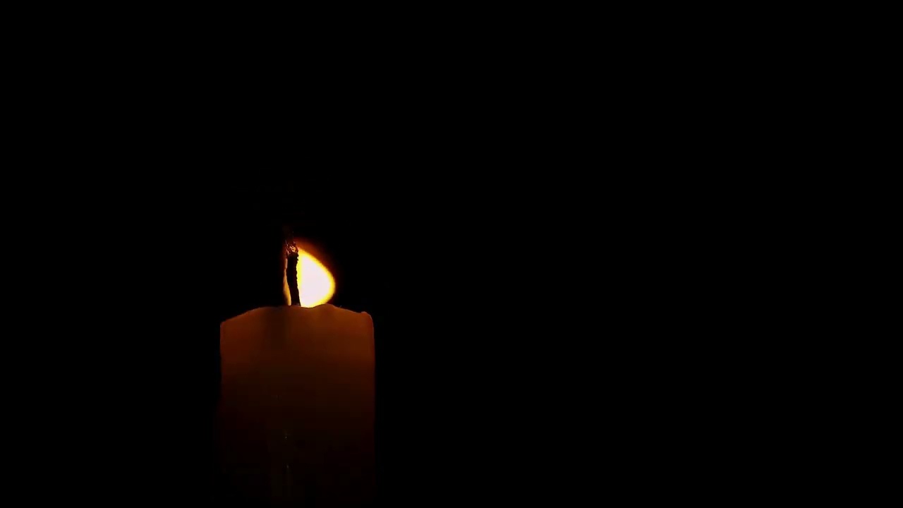 1 Hour Flickering Candle Background Ambience 🕯️Silent Flicker No Sound