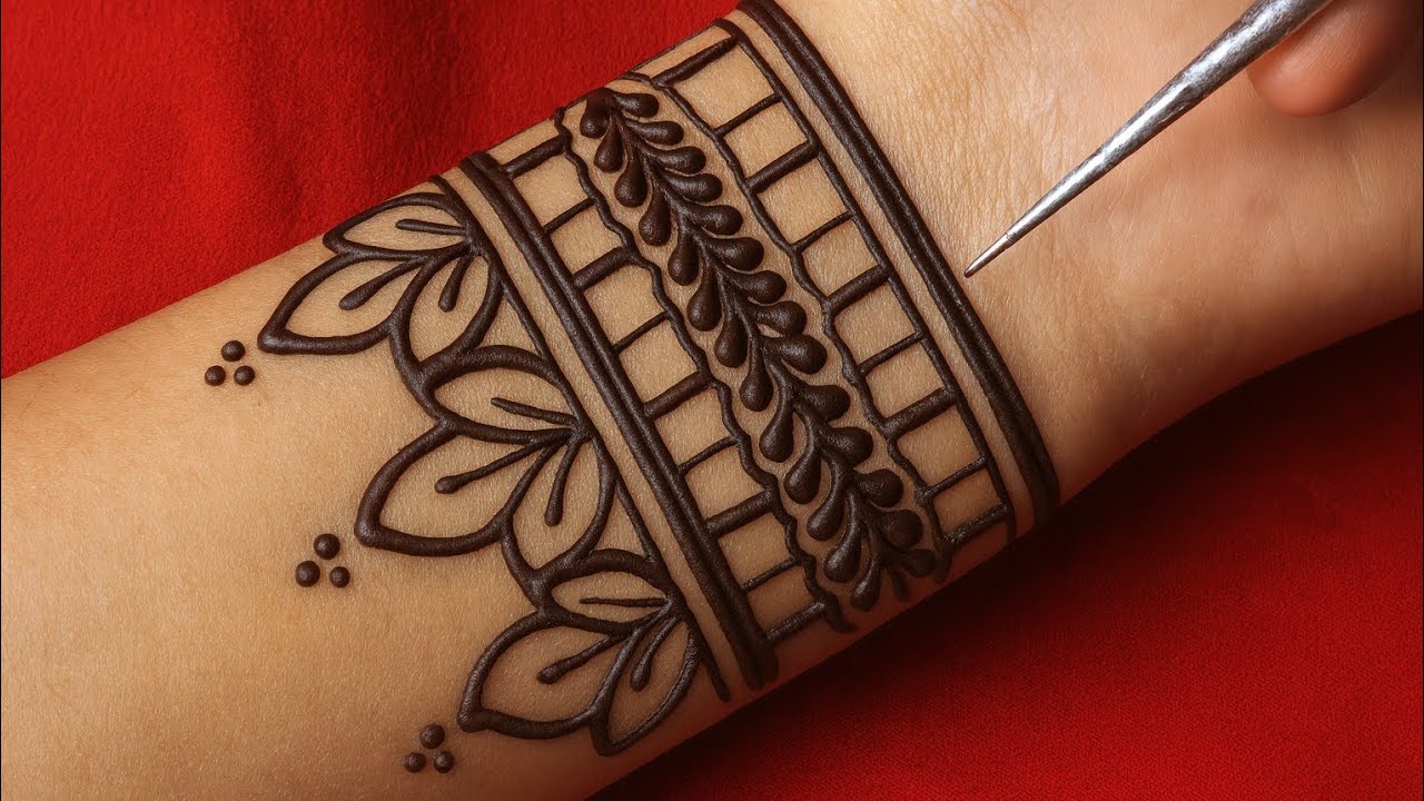 Lastest And Stylish Mehndi Design|| Mehndi Design For Back Hand|| Simple Mehndi Design 