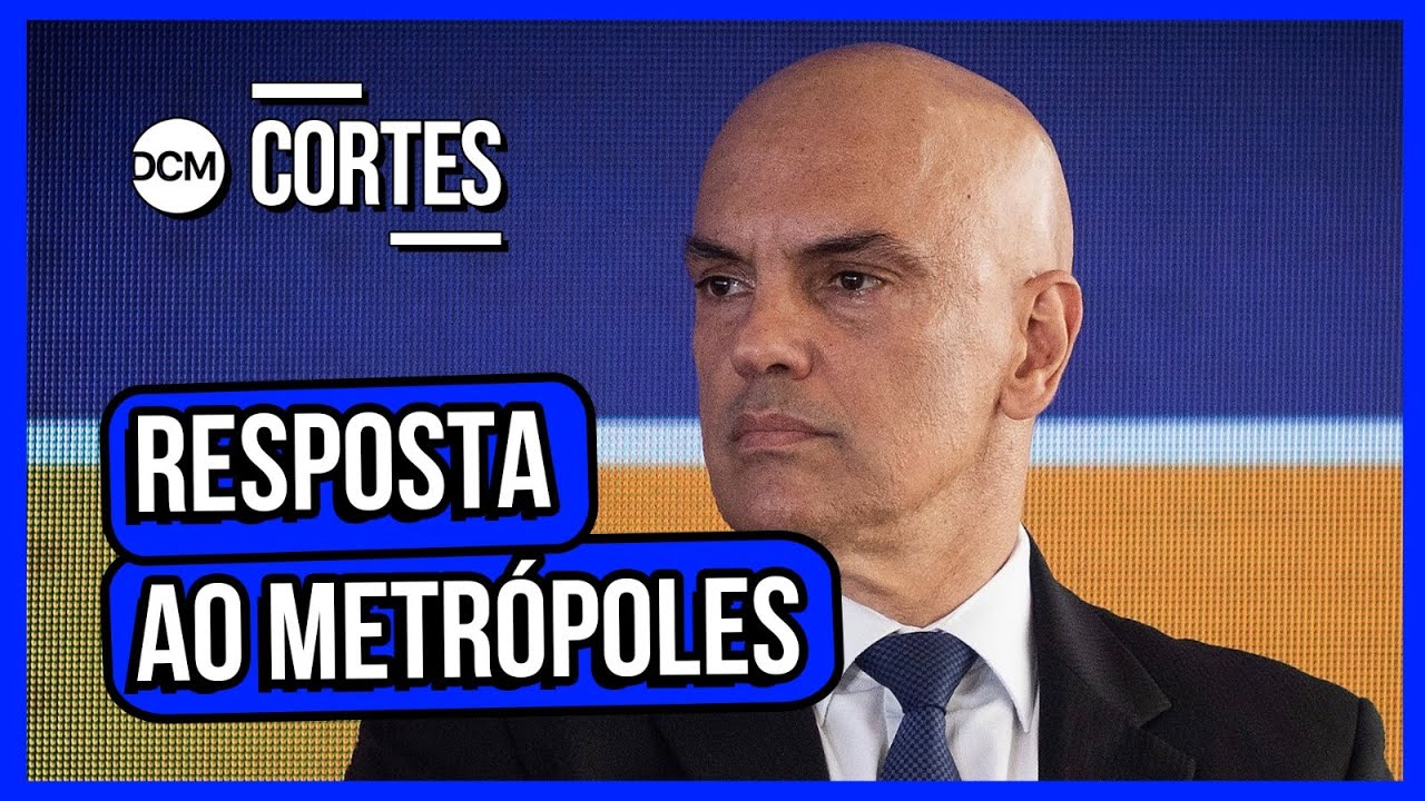 PROFESSOR JOSÉ COMENTA RESPOSTA DE MORAES AO METRÓPOLES