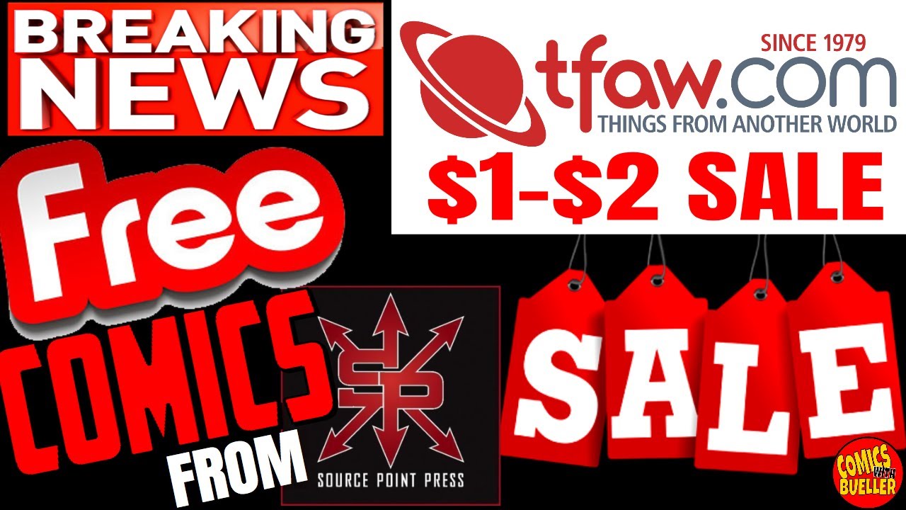 Breaking News!!! Comics are on Sale at TFAW.com and Free Comics from Source Point Press