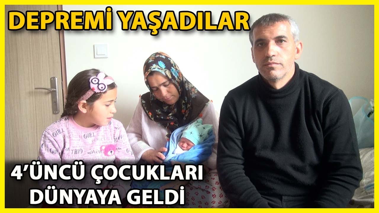 Kahramanmaraş'ta Depremi Yaşayıp, Gümüşhane'de 4'üncü Çocuklarını Kucakladılar