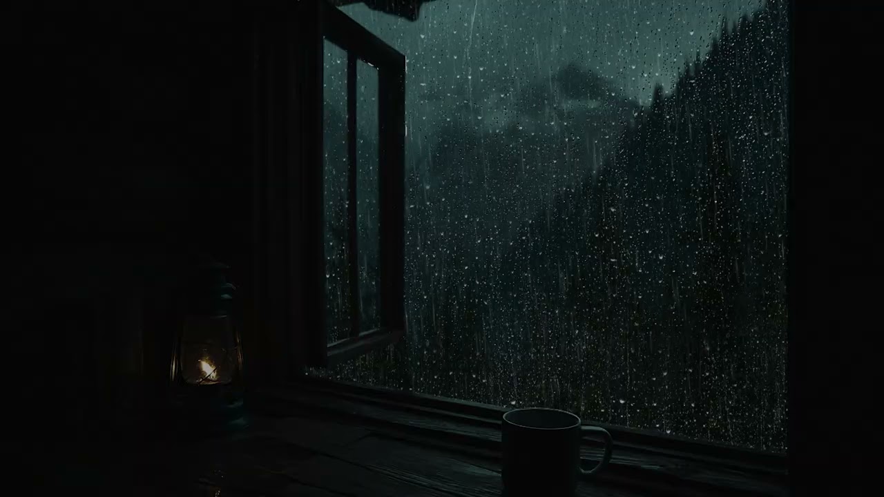 Midnight Rain in a Quiet Bedroom 🌧️ Deep Sleep Sounds