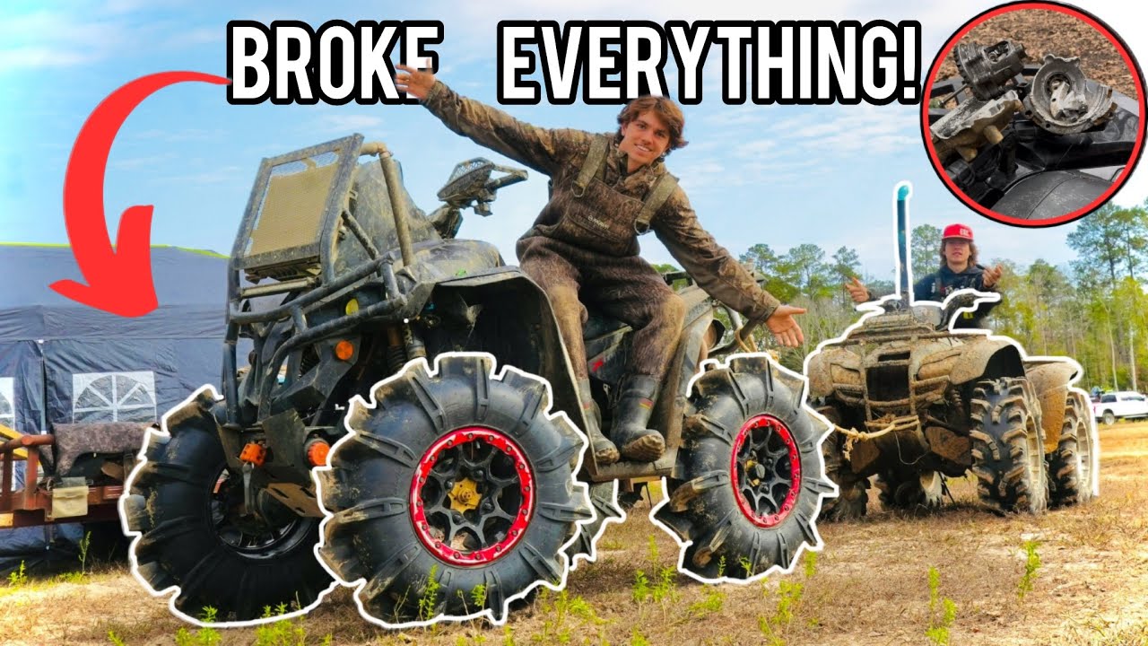 The New Assassinators DESTROYED My Front Diff! (Sabine ATV Park)