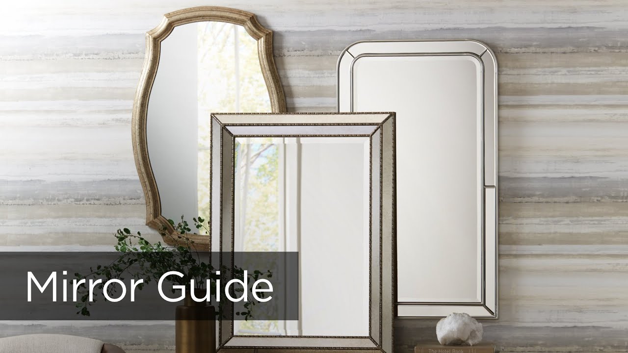 How to Buy a Wall Mirror and Mirror Hanging Brackets Buying Guide - Lamps Plus