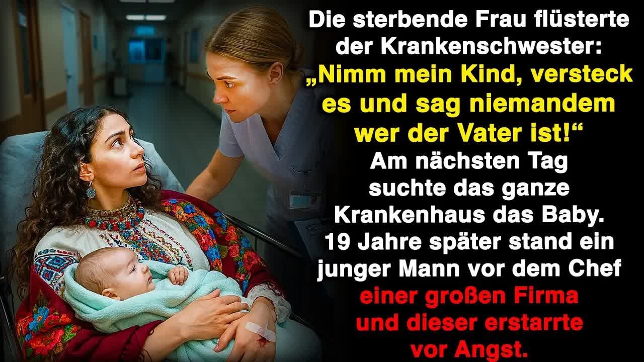 Sie flüsterte der Pflegerin： ＂Nimm mein Kind mit, versteck es und sag niemandem, wer der Vater i
