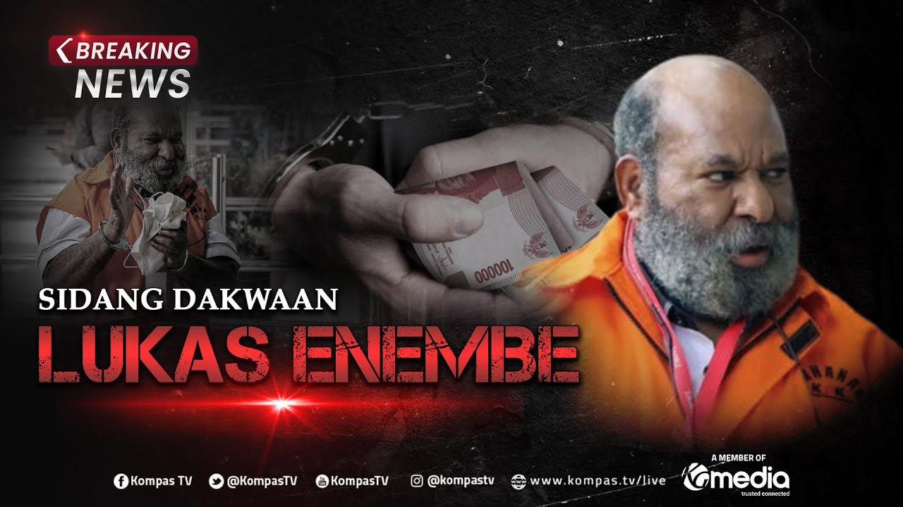 BREAKING NEWS - Sidang Dakwaan Lukas Enembe Perkara Suap dan Gratifikasi di Pengadilan Tipikor