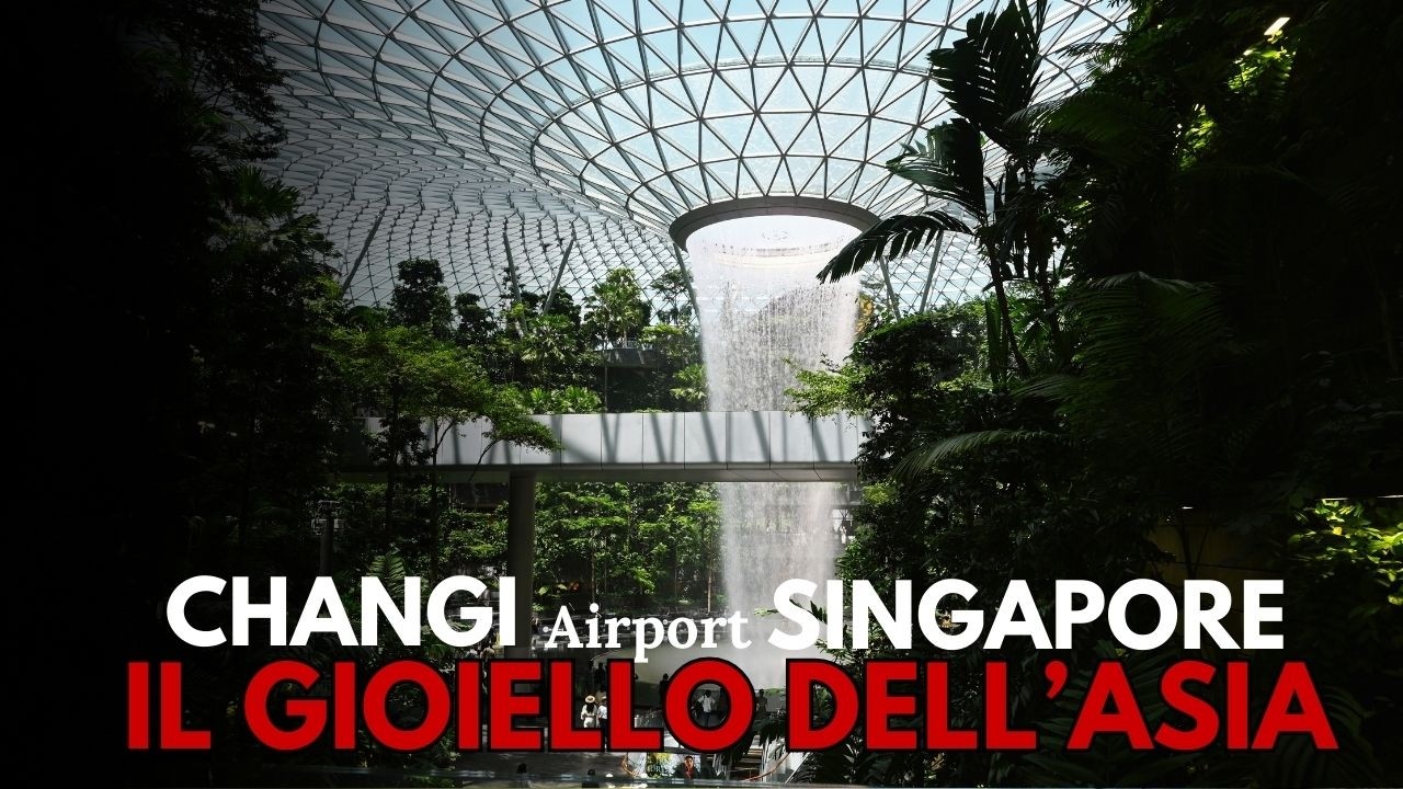 La cascata indoor più incredibile del mondo è qui! CHANGI AIRPORT Singapore EP.1