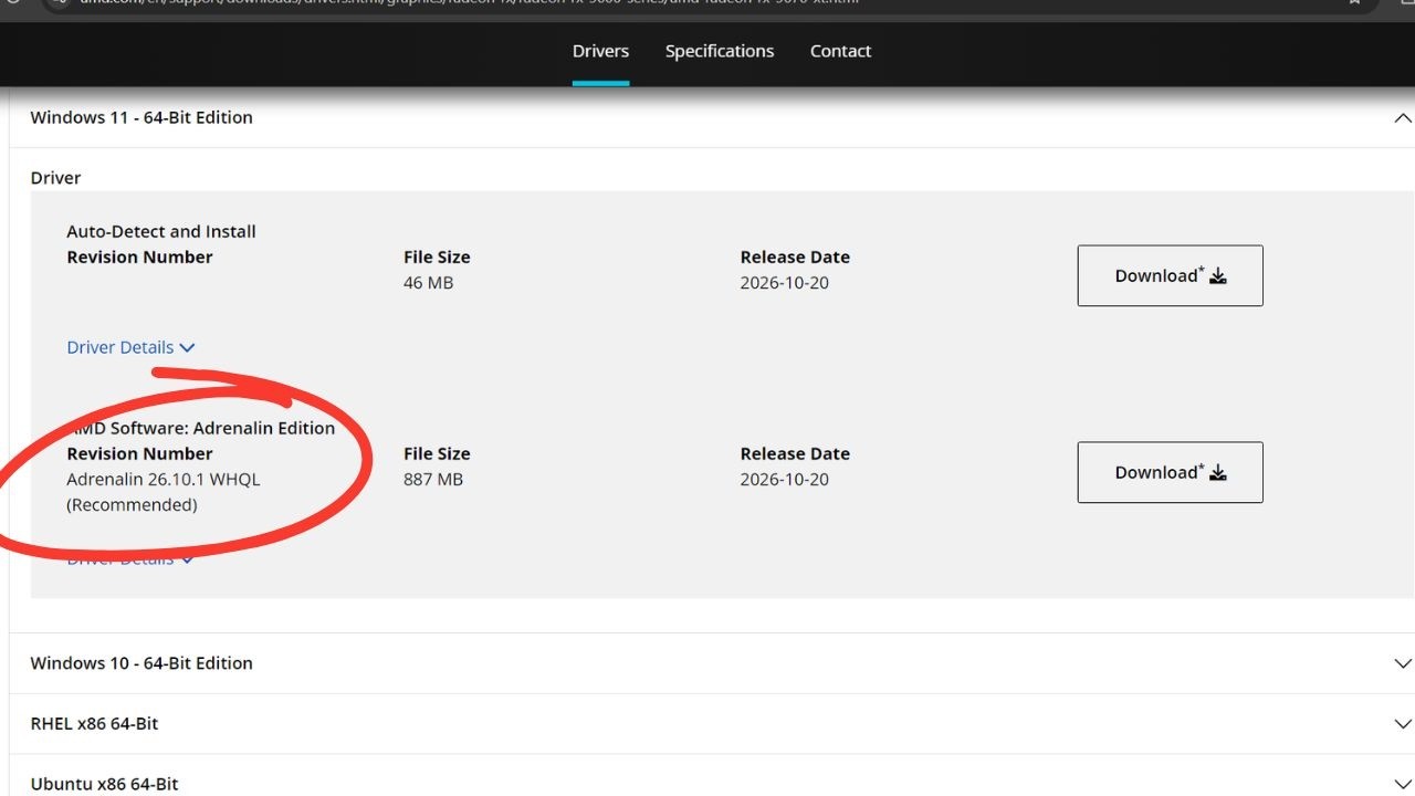 How To Install/Update AMD Graphics Driver Version 26.10.1 On PC