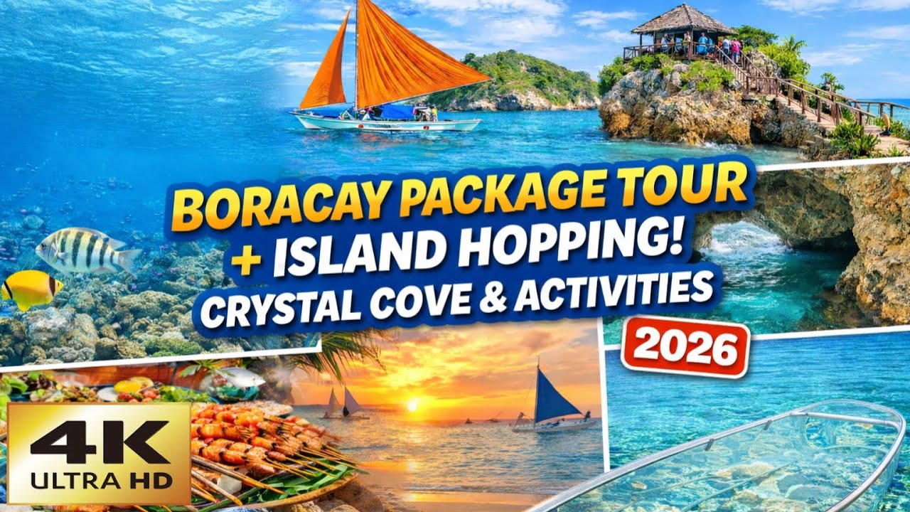 BORACAY PACKAGE TOUR 2026 🇵🇭 | Island Hopping + Crystal Cove + Best Activities! ✔️ Worth It?