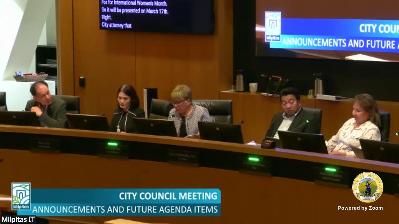 Milpitas City Council Regular Meeting - 03/03/2026