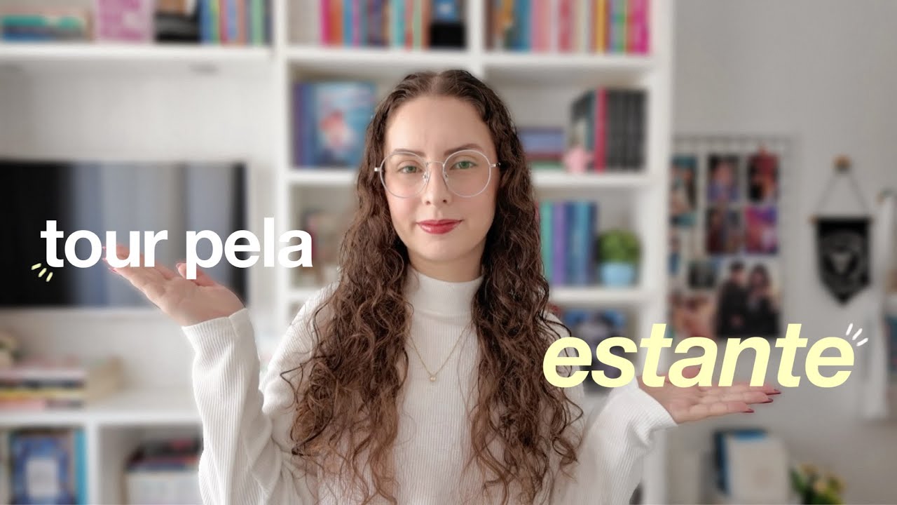 TOUR COMPLETO PELA MINHA ESTANTE 📚 mostrando todos os livros que eu tenho!