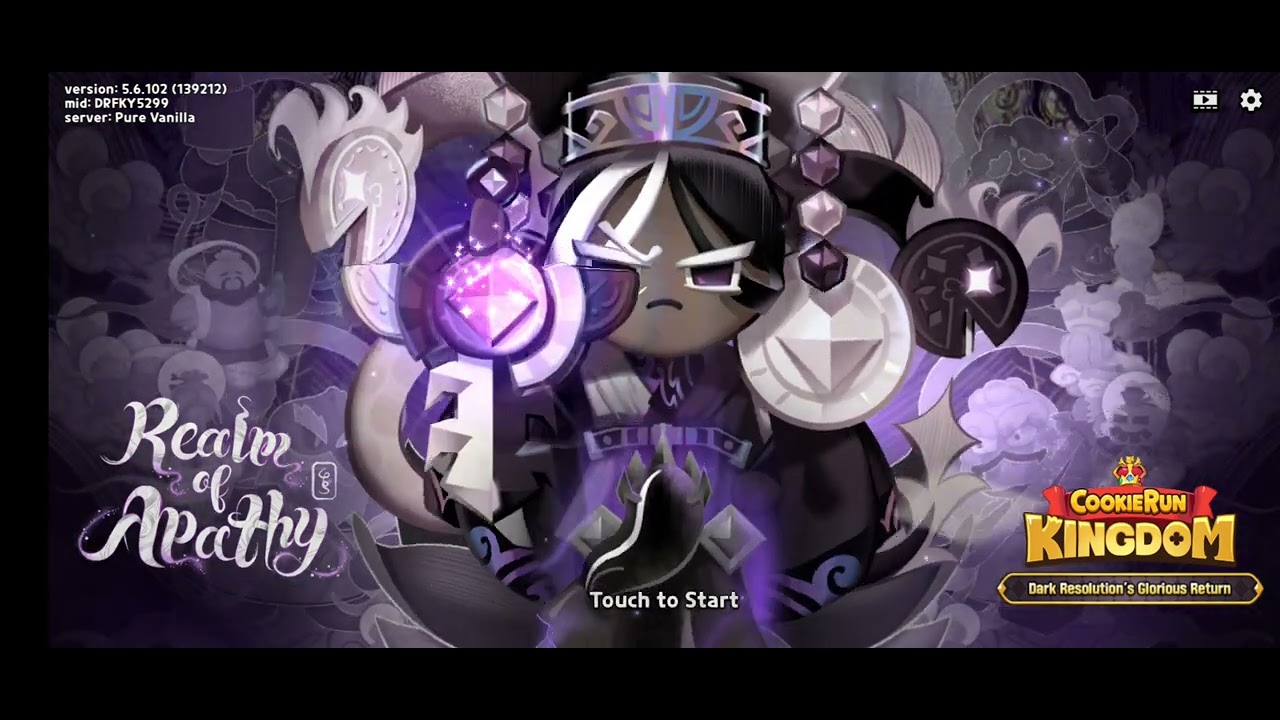 Cookie Run Kingdom OST - 'Dark Resolution's Glorious Return' Opening Title Music Soundtrack HD 1080p