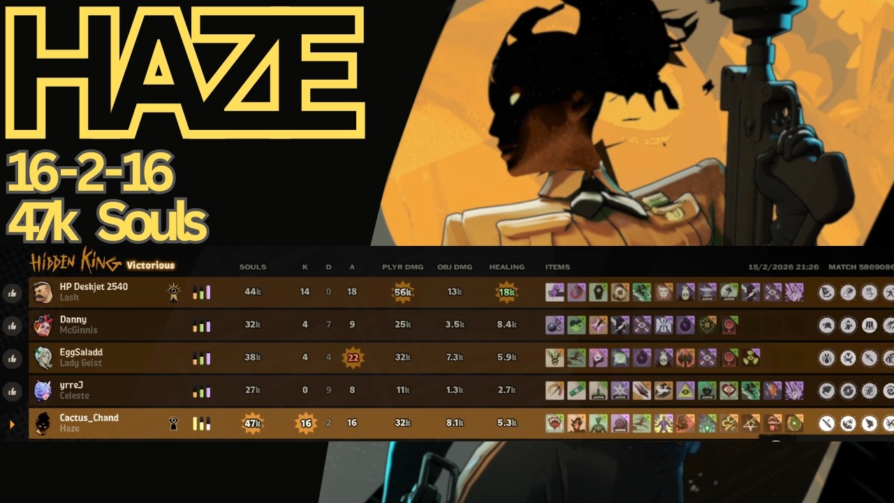 Super Fed Haze Carry – 47K Souls & Absolute Domination | Deadlock