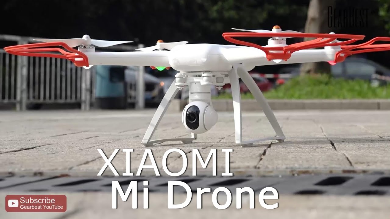 XIAOMI Mi Drone【COUPON: JRXMD】1080P WIFI FPV Quadcopter Unboxing - Gearbest.com