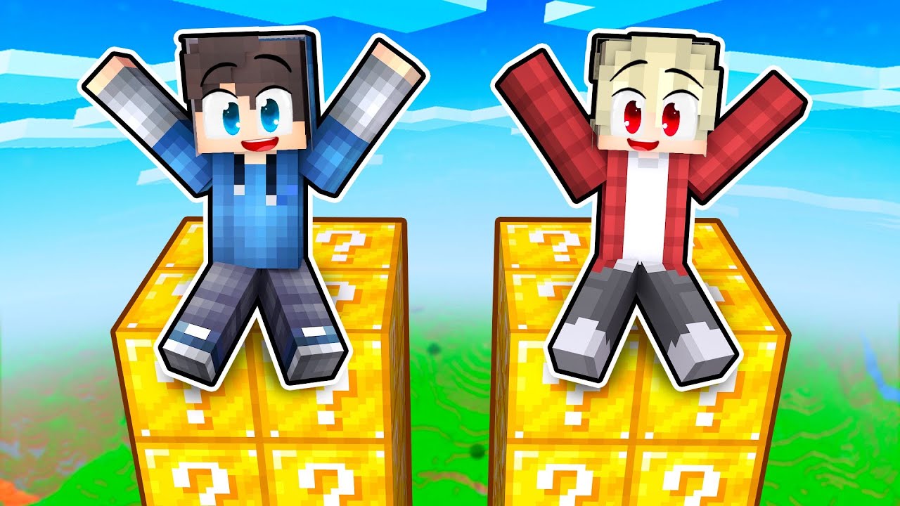 Helix vs Kevin: Epický LUCKY BLOCK TOWER RACE