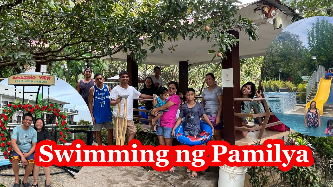 Swimming ng pamilya | #vacay #buhaycanada #lovephilippines 