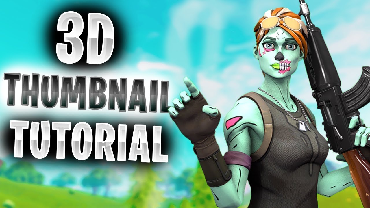 How To Make 3D Fortnite Thumbnails (Full Tutorial 2024)