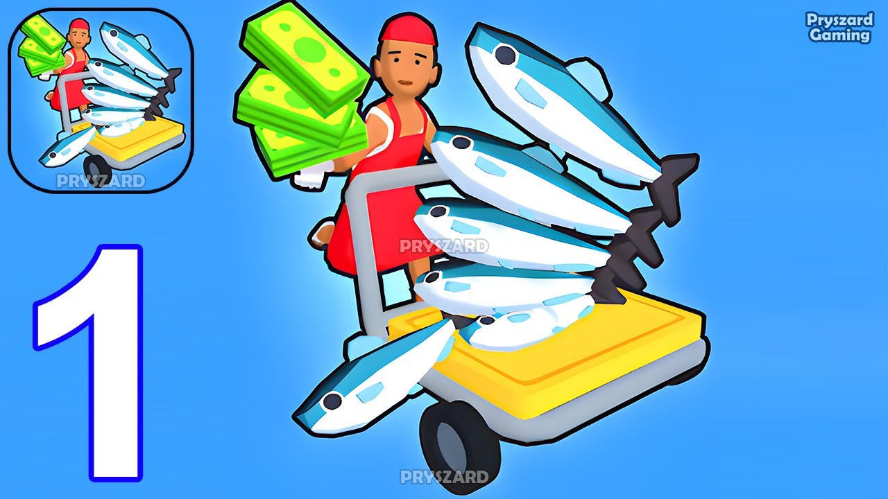 Mastery Fisherman - Gameplay Walkthrough Part 1 Idle Sea Fish Store Manager - Android Gameplay