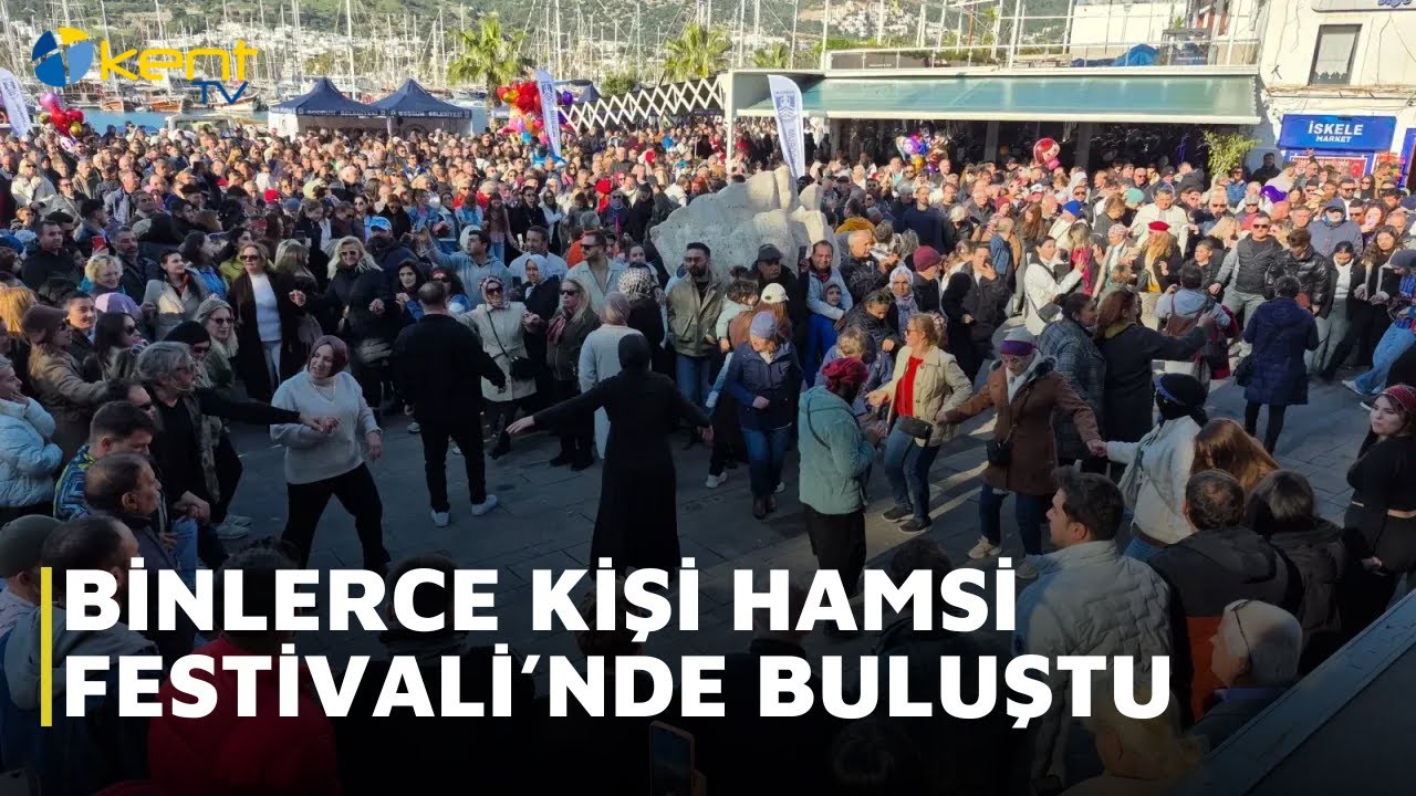 BİNLERCE KİŞİ HAMSİ FESTİVALİ’NDE BULUŞTU