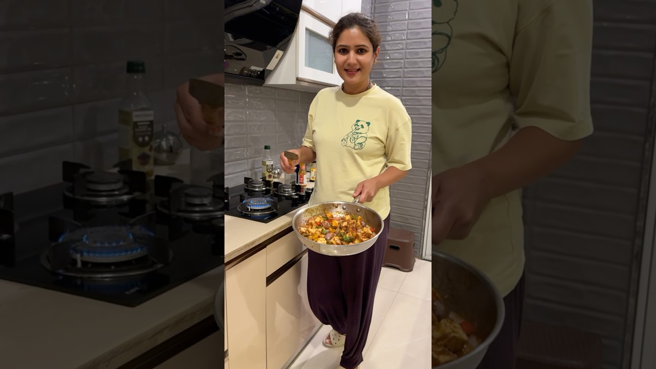 Healthy Chilli🌶️Paneer 😍#minivlog #shorts #chillipaneer #youtubeshorts #food #shortsfeed #ytshorts