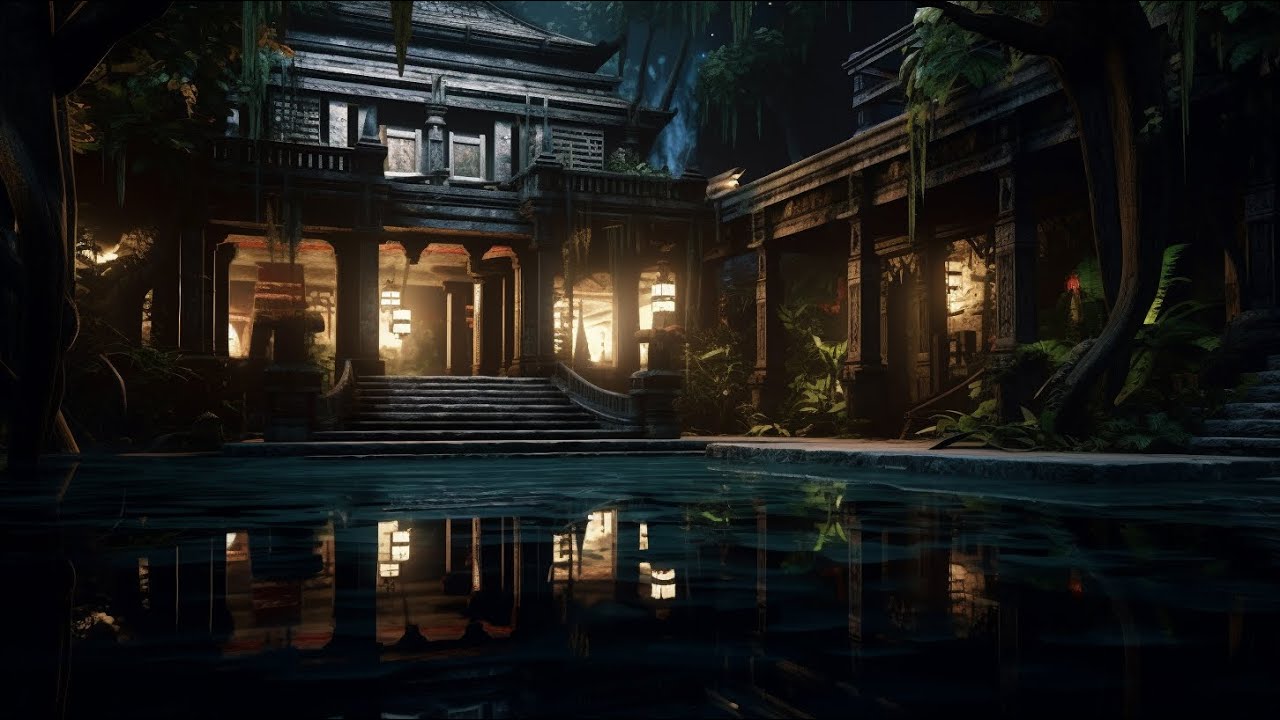 Tomb Raider Villa Ambience &mdash; Cinematic Ambient Loop for Relaxation