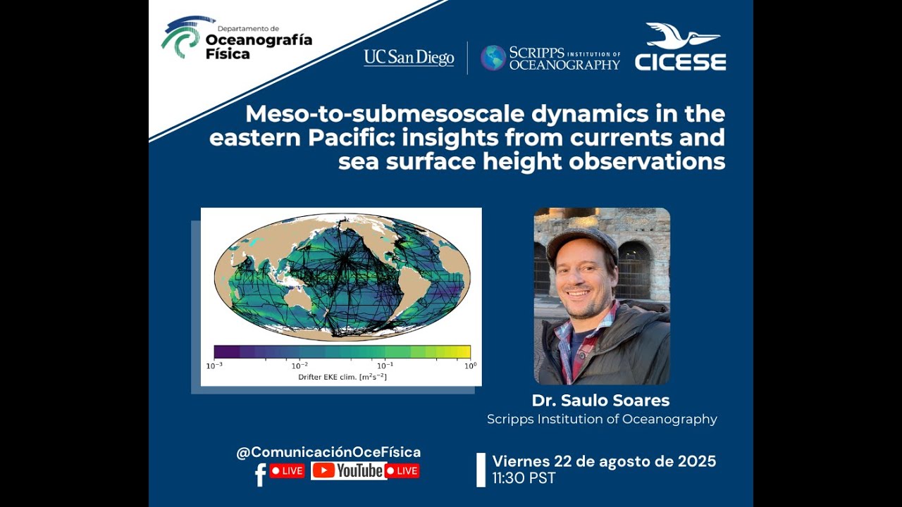Dr. Saulo Soares, Scripps Institution of Oceanography.