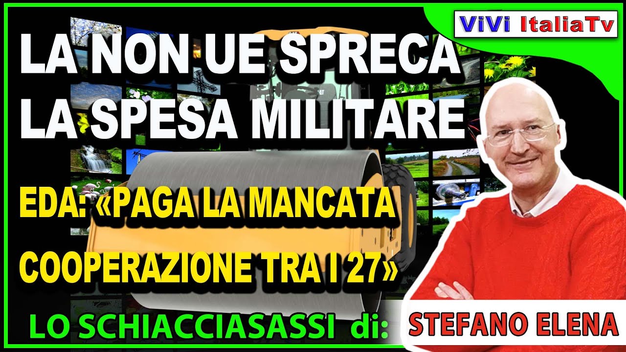 Spesa militare: l&rsquo;Ue gi&agrave; nel 2025 sborsa 100 mld in pi&ugrave; della Russia e Cina