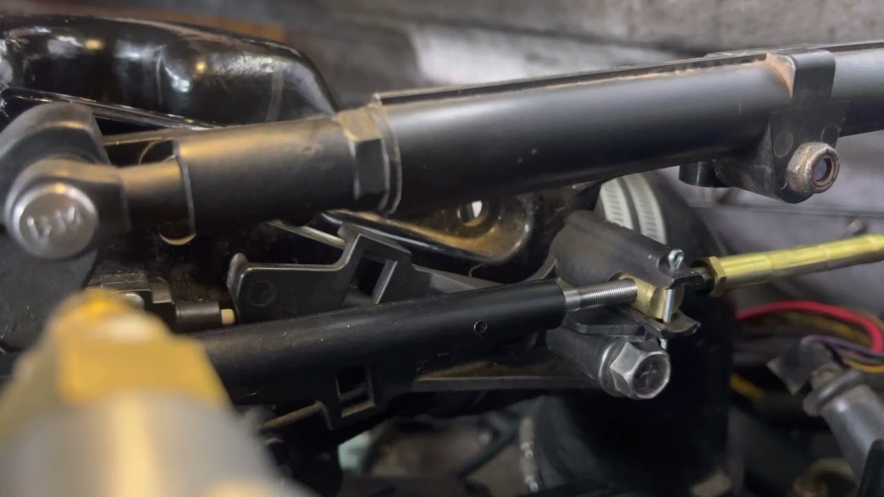 Interrupt switch after lower shift cable and adjustments