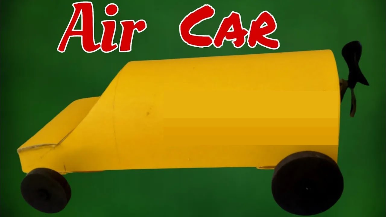 Air Powered Car DIY Project Science Working Model
