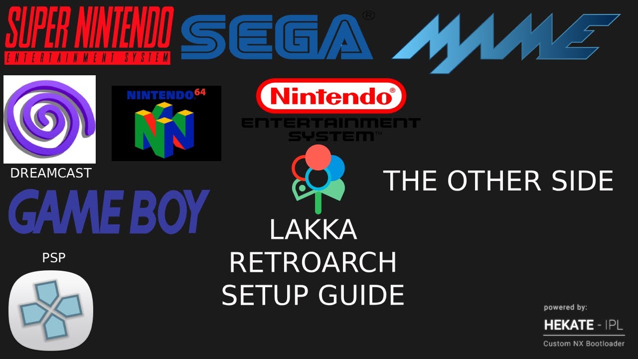 Руководство по настройке Lakka. Retroarch работает на PSP, Dreamcast, PS1, N64, SNES, Genesis, MA...