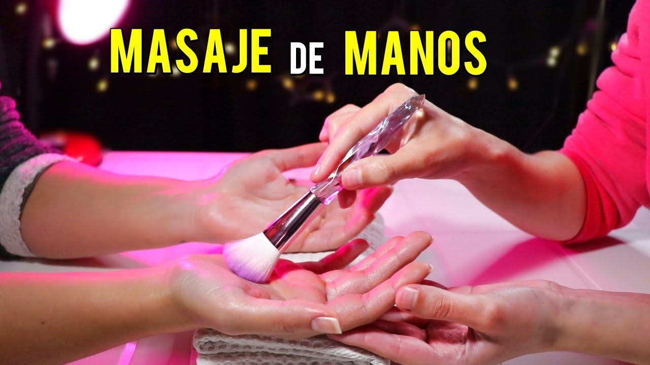 ASMR español MASAJE DE MANOS en PERSONA REAL