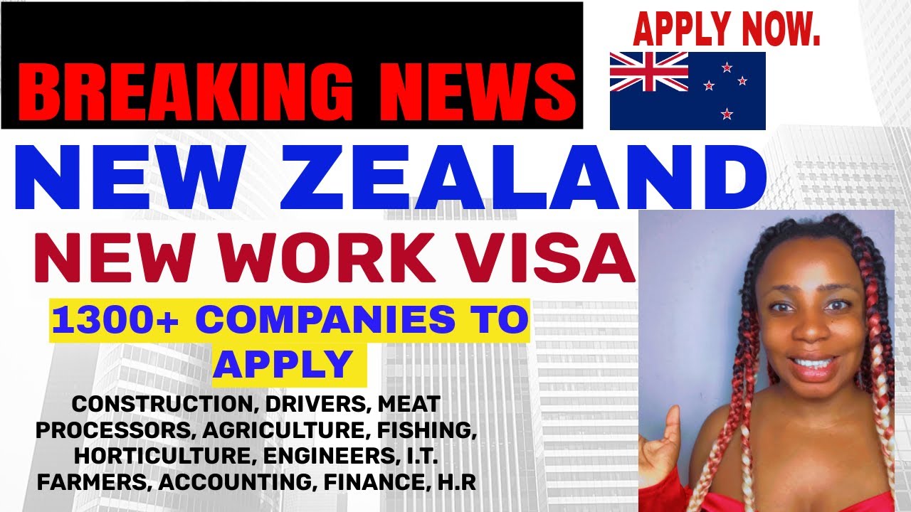 NEW ZEALAND WORK PERMIT || LIST OF COMPANIES FOR WORK VISA SPONSORSHIP |AEWV VISA