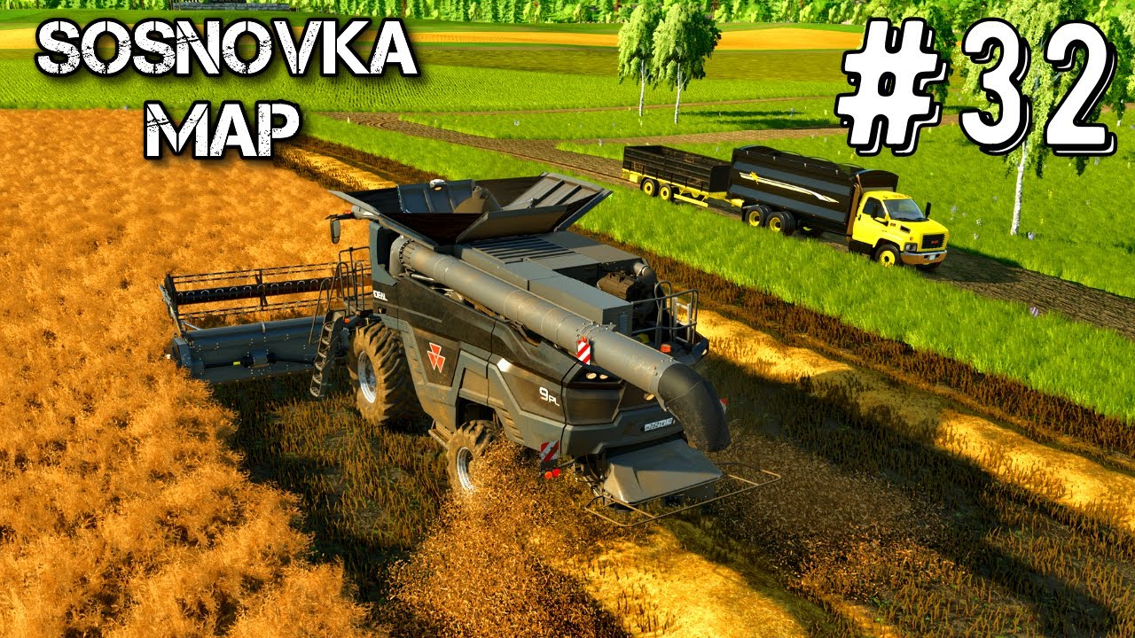 Farming Simulator 25 Карта Сосновка Таймлапс Эпизод #32 Мегаферма fs25 геймплей