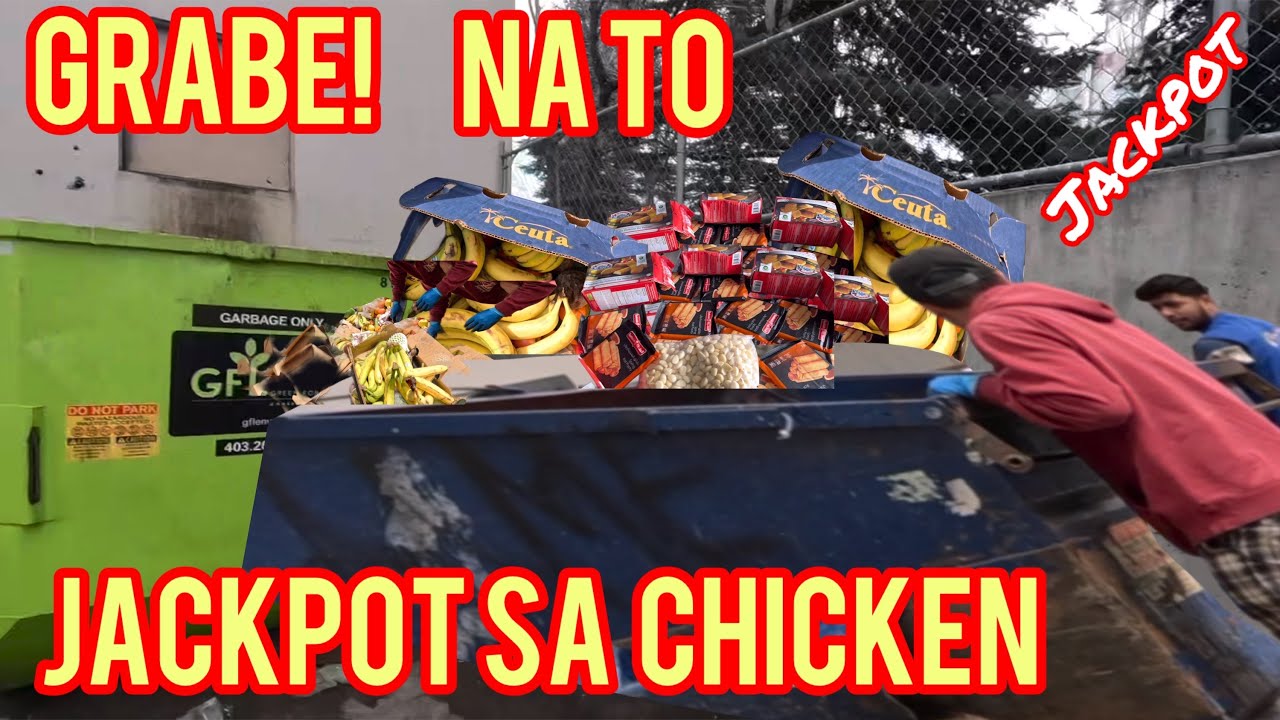 DUMPSTER DIVING/DAMI NAHARBAT NA CHICKEN /BUHAY CANADA#jackpot #trending #viral