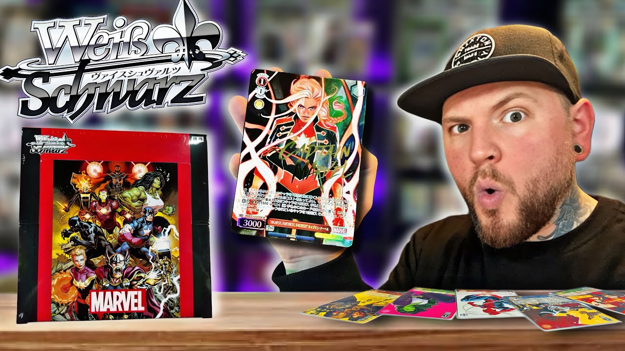 Wiess Schwarz Marvel Vol 2 Booster Box opening!!! *HUNTING CAPTAIN MARVEL!!!*