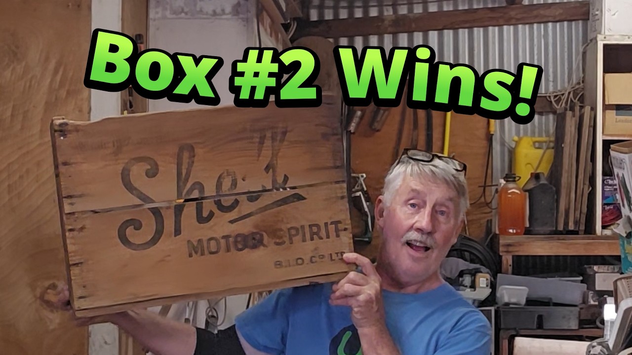 Unboxing Shell Oil Box #2: Better Shed Treasures than the 1st! Storage Shed Clean-out Part 158