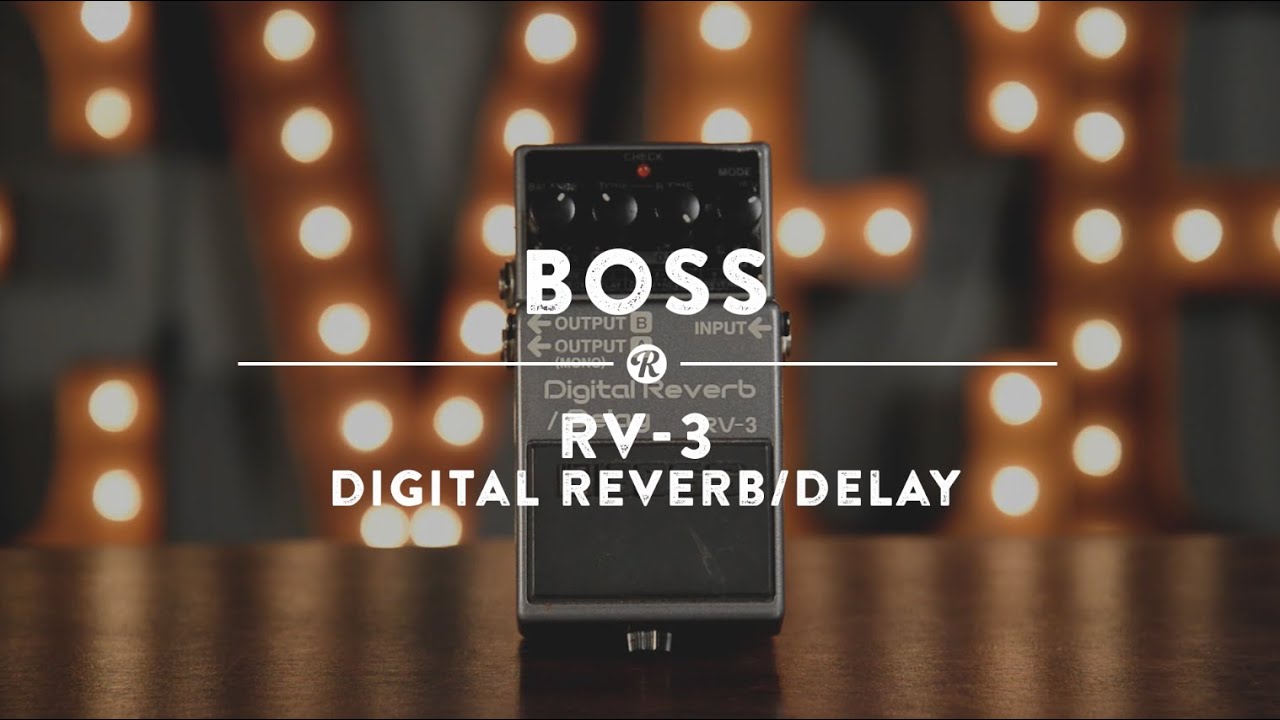 Boss RV-3 Digital Reverb/Delay | Reverb Demo Video