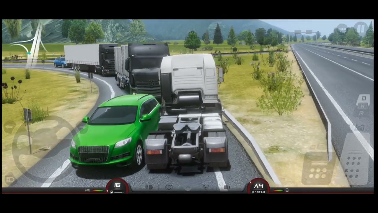 Danger⚡ truck driving 🚨#trucj#driving