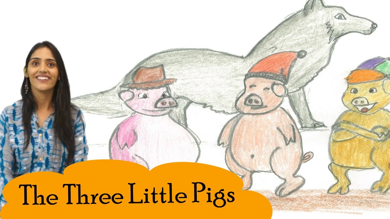 Stories For Kids | The Three Little Pigs - Storytelling for Children