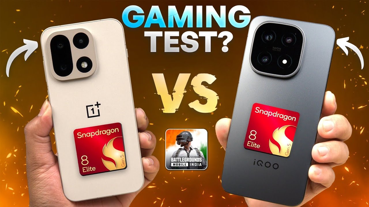 OnePlus 15 vs iQOO 15 Gaming Test 🔥 FPS, Heating, Temperature &ndash; Real Winner Revealed!