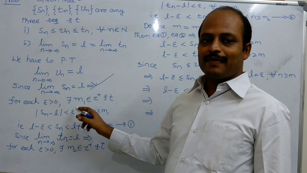 Real Analysis-Sequences-class-6:Sandwich Theorem