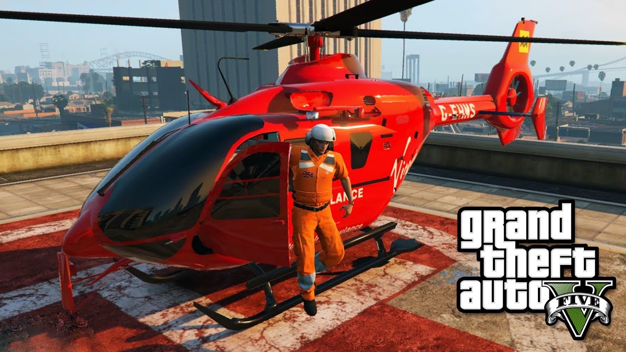 HEMS LONDON AIR AMBULANCE | GTA 5 PC EMS MOD
