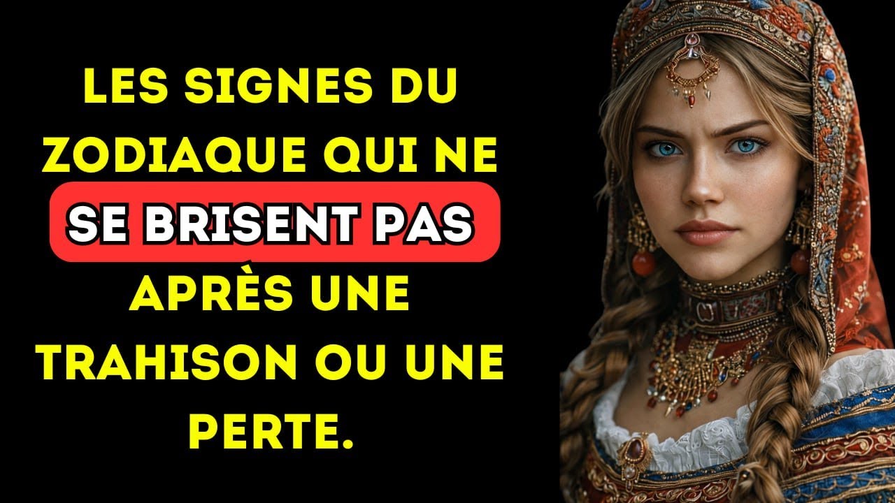 Les signes du zodiaque qui ne se brisent pas après une trahison ou une perte.