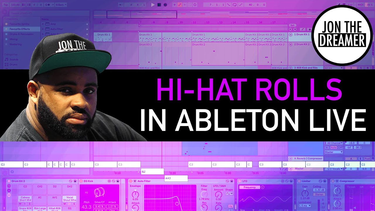 Hi Hat Rolls in Ableton Live 10