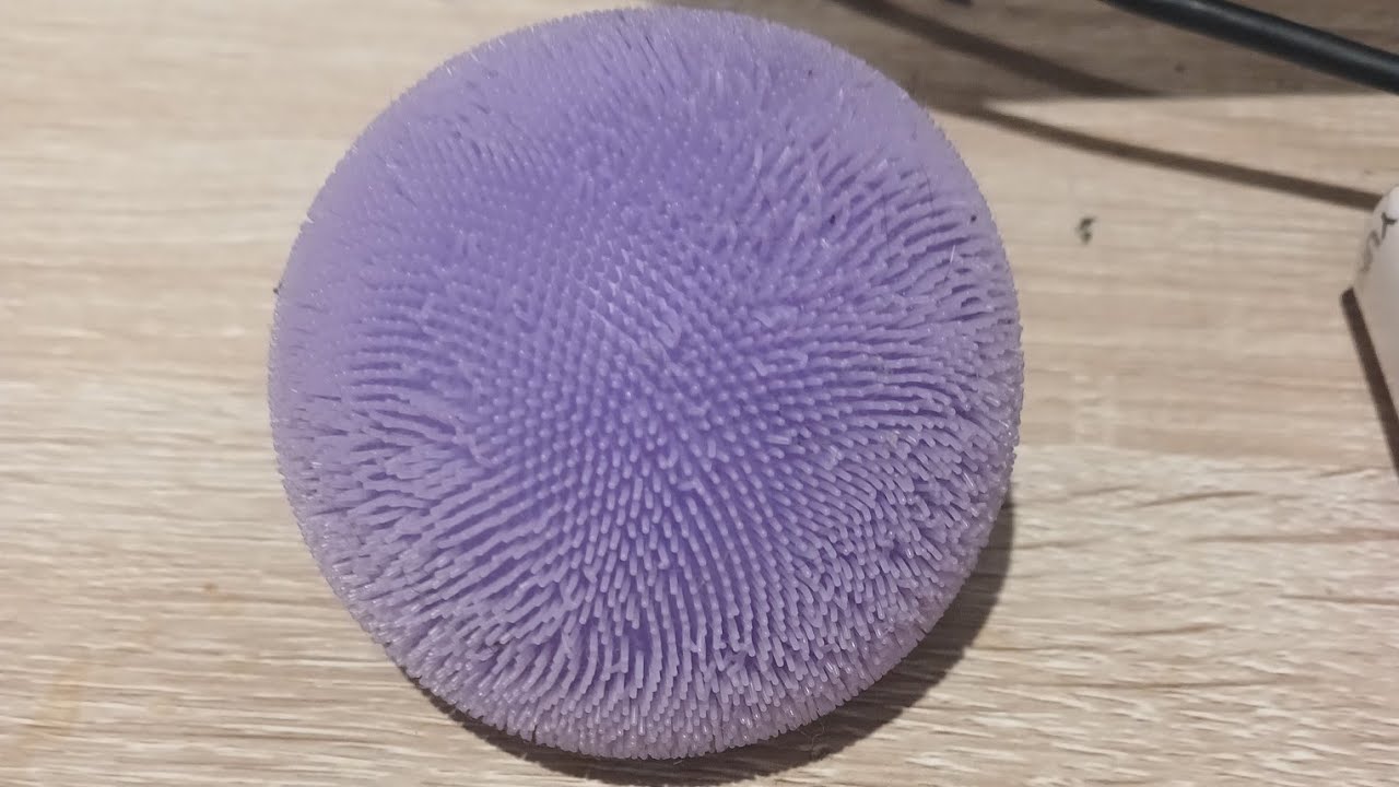 Purple fuzz thingy asmr for like sleep and relaxation