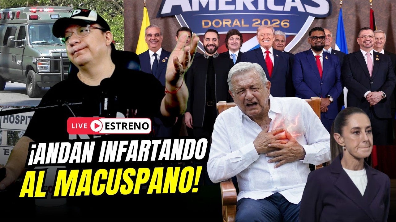 &iquest;INTERNARON a AMLO o fue una CORTINA de HUMO?, TRUMP causa TERREMOTO y el Peje termina HOSPITALIZADO