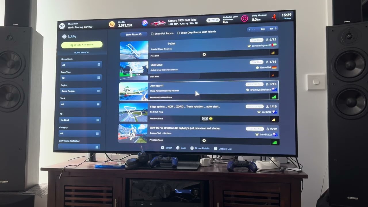 Trying to Join Server on GT7