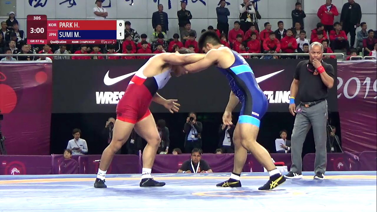 Qual. GR - 87 kg: H. PARK (KOR) v. M. SUMI (JPN)
